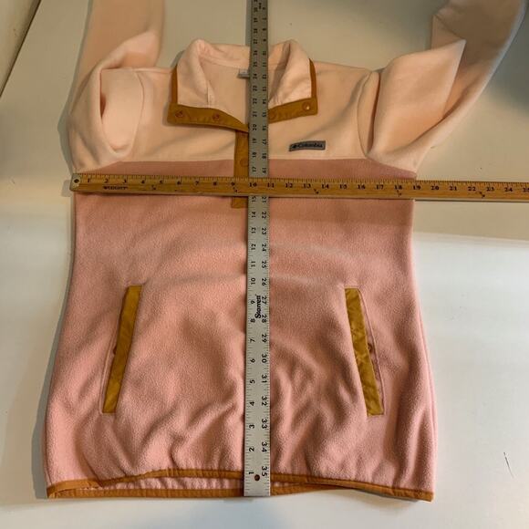 Columbia Sweatshirt Womens S Small Multi Fleece Benton Springs Half Snap Buttons - Picture 8 of 13